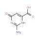 2-Amino-6-hydroxy-pyrimidine-4-carboxylic acid - chemical structure image