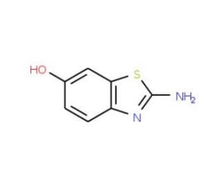 2-Amino-6-hydroxybenzothiazole (CAS 26278-79-5) - chemical structure image