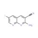 2-Amino-6-iodo-[1,8]naphthyridine-3-carbonitrile (CAS 578007-69-9) - chemical structure image