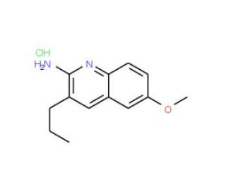 2-Amino-6-methoxy-3-propylquinoline hydrochloride (CAS 1171619-76-3) - chemical structure image