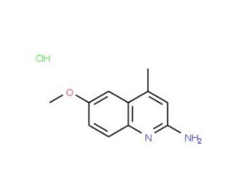 2-Amino-6-methoxy-4-methylquinoline hydrochloride (CAS 1172331-53-1) - chemical structure image