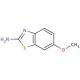 2-amino-6-methoxybenzothiazole (CAS 1747-60-0) - chemical structure image