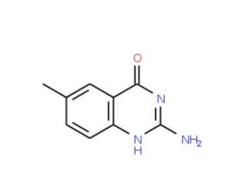 2-Amino-6-methyl-4(3H)-quinazolone (CAS 50440-82-9) - chemical structure image