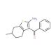 (2-amino-6-methyl-4,5,6,7-tetrahydro-1-benzothien-3-yl)(phenyl)methanone - chemical structure image