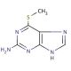 2-Amino-6-methylmercaptopurine (CAS 1198-47-6) - chemical structure image