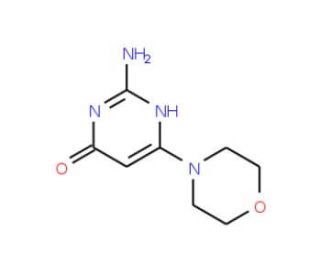 2-Amino-6-morpholin-4-ylpyrimidin-4(3H)-one - chemical structure image