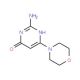 2-Amino-6-morpholin-4-ylpyrimidin-4(3H)-one - chemical structure image