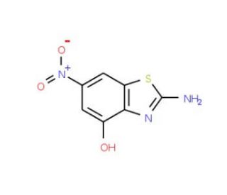 2-Amino-6-nitro-benzothiazol-4-ol - chemical structure image