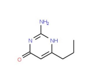 2-Amino-6-propylpyrimidin-4-ol - chemical structure image