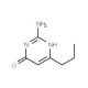 2-Amino-6-propylpyrimidin-4-ol - chemical structure image