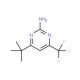 2-Amino-6-t-butyl-4-(trifluoromethyl)pyrimidine (CAS 238742-83-1) - chemical structure image