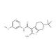 2-Amino-6-tert-butyl-N-(3-methoxyphenyl)-4,5,6,7-tetrahydrobenzo[b]thiophene-3-carboxamide - chemical structure image