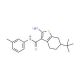 2-Amino-6-tert-butyl-N-(3-methylphenyl)-4,5,6,7-tetrahydro-1-benzothiophene-3-carboxamide - chemical structure image