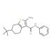 2-Amino-6-tert-butyl-N-phenyl-4,5,6,7-tetrahydro-1-benzothiophene-3-carboxamide - chemical structure image