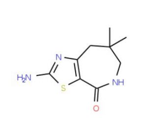 2-Amino-7,7-dimethyl-5,6,7,8-tetrahydro-thiazolo-[5,4-c]azepin-4-one - chemical structure image