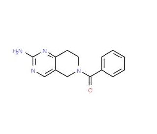 [2-Amino-7,8-dihydropyrido[4,3-d]pyrimidin-6(5H)-yl](phenyl)methanone - chemical structure image