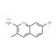2-Amino-7-bromo-3-methylquinoline hydrochloride (CAS 1170636-12-0) - chemical structure image