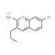 2-Amino-7-bromo-3-propylquinoline hydrochloride (CAS 1170973-82-6) - chemical structure image