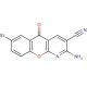 2-Amino-7-bromo-5-oxo-5H-[1]benzopyrano[2,3-b]pyridine-3-carbonitrile (CAS 206658-80-2) - chemical structure image