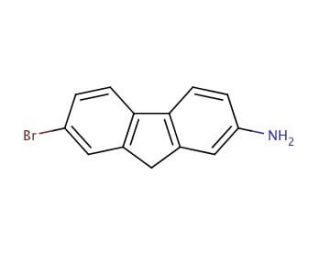 2-Amino-7-bromofluorene (CAS 6638-60-4) - chemical structure image