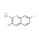 2-Amino-7-chloro-3-methylquinoline hydrochloride (CAS 1170955-52-8) - chemical structure image