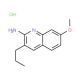 2-Amino-7-methoxy-3-propylquinoline hydrochloride (CAS 1170365-67-9) - chemical structure image