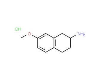 2-Amino-7-methoxytetralin HCl (CAS 3880-78-2) - chemical structure image