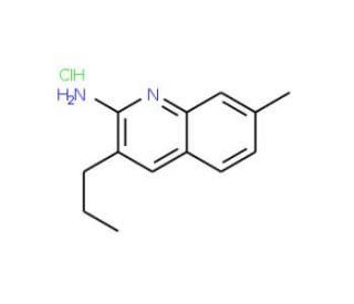 2-Amino-7-methyl-3-propylquinoline hydrochloride (CAS 1171420-35-1) - chemical structure image
