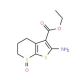 2-Amino-7-oxo-4,5,6,7-tetrahydro-7lambda*4*-thieno[2,3-b]thiopyran-3-carboxylic acid ethyl ester - chemical structure image
