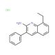 2-Amino-8-ethyl-3-phenylquinoline hydrochloride (CAS 1170972-53-8) - chemical structure image