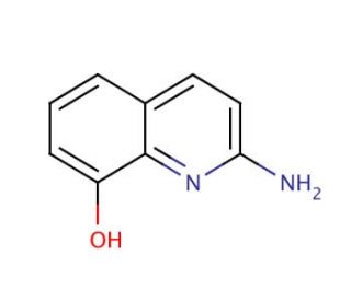 2-Amino-8-hydroxyquinoline (CAS 70125-16-5) - chemical structure image