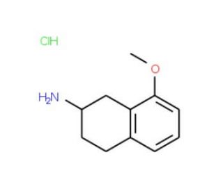 2-Amino-8-methoxy-1,2,3,4-tetrahydronaphthalene HCl (CAS 3880-76-0) - chemical structure image