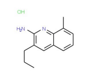 2-Amino-8-methyl-3-propylquinoline hydrochloride (CAS 1171072-56-2) - chemical structure image