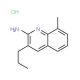 2-Amino-8-methyl-3-propylquinoline hydrochloride (CAS 1171072-56-2) - chemical structure image