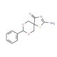 2-Amino-8-phenyl-7,9-dioxa-1-thia-3-aza-spiro[4.5]dec-2-en-4-one (CAS 436088-64-1) - chemical structure image