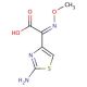 2-Amino-α-(methoxyimino)-4-thiazoleacetic acid, predominantly syn (CAS 65872-41-5) - chemical structure image