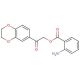 2-Amino-benzoic acid 2-(2,3-dihydro-benzo[1,4]dioxin-6-yl)-2-oxo-ethyl ester - chemical structure image