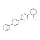 2-Amino-benzoic acid 2-biphenyl-4-yl-2-oxo-ethyl ester (CAS 130627-14-4) - chemical structure image