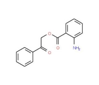 2-Amino-benzoic acid 2-oxo-2-phenyl-ethyl ester (CAS 130627-10-0) - chemical structure image