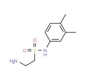 2-Amino-ethanesulfonic acid(3,4-dimethyl-phenyl)-amide - chemical structure image