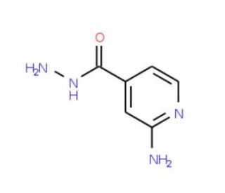 2-Amino-isonicotinic acid hydrazide (CAS 58481-01-9) - chemical structure image