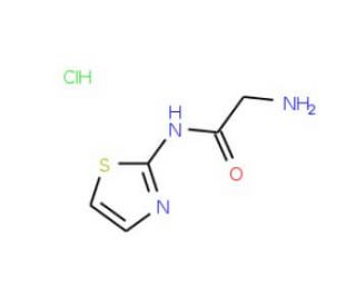 2-amino-N-(1,3-thiazol-2-yl)acetamide hydrochloride - chemical structure image