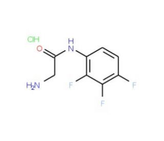 2-amino-N-(2,3,4-trifluorophenyl)acetamide hydrochloride - chemical structure image