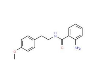 2-Amino-N-[2-(4-methoxy-phenyl)-ethyl]-benzamide - chemical structure image