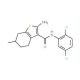 2-Amino-N-(2,5-dichlorophenyl)-6-methyl-4,5,6,7-tetrahydro-1-benzothiophene-3-carboxamide - chemical structure image