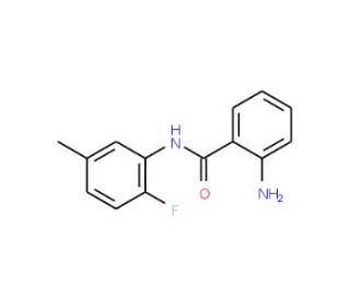 2-amino-N-(2-fluoro-5-methylphenyl)benzamide - chemical structure image