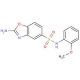 2-amino-N-(2-methoxyphenyl)-1,3-benzoxazole-5-sulfonamide - chemical structure image