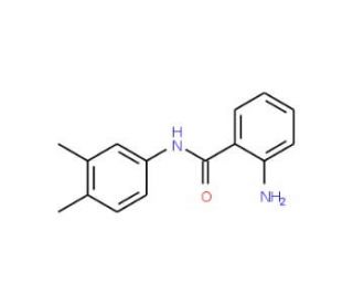 2-Amino-N-(3,4-dimethylphenyl)benzamide (CAS 102630-81-9) - chemical structure image