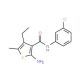 2-Amino-N-(3-chlorophenyl)-4-ethyl-5-methylthiophene-3-carboxamide - chemical structure image