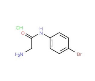 2-amino-N-(4-bromophenyl)acetamide hydrochloride - chemical structure image